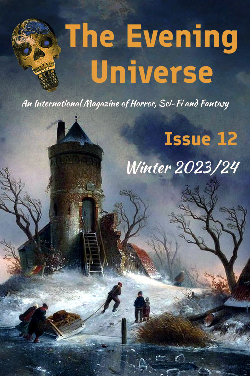 Cover of The Evening Universe for the Isuue 12 for Winter 2023-24
