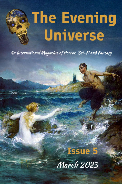Cover of The Evening Universe for the Isuue 5 for March 2023