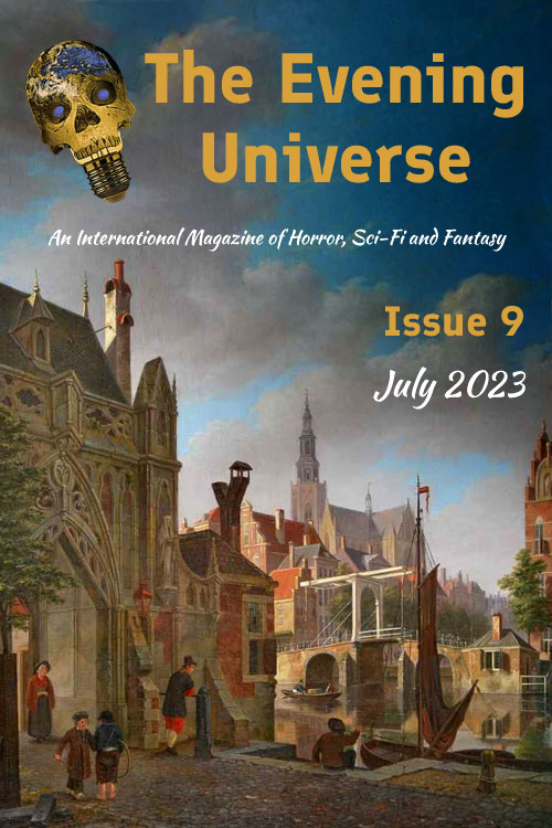 Cover of The Evening Universe for the Isuue 9 for July 2023